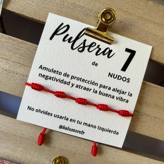 Pulsera  7 nudos